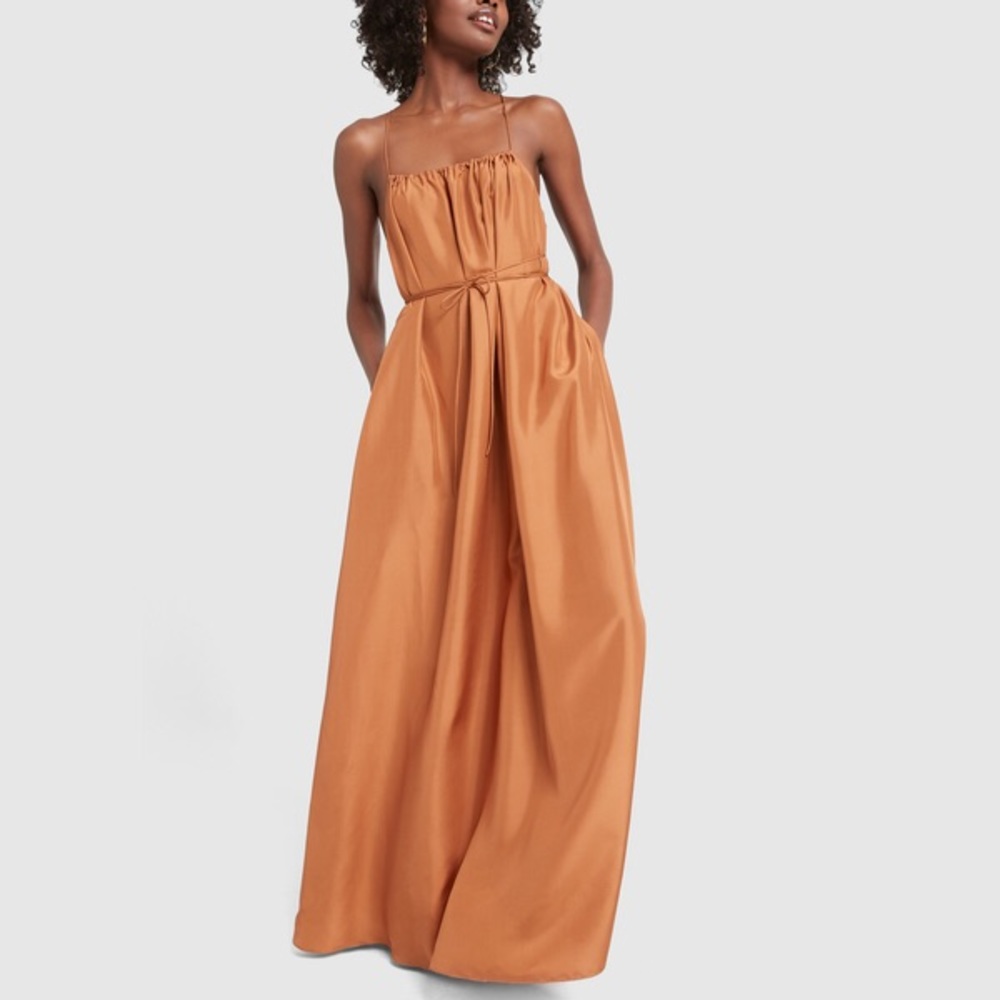 GOOP Three Graces London Gwendolyn Dress 100% Silk